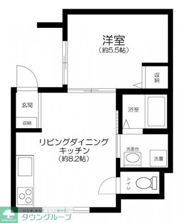 国立テラスの物件間取画像